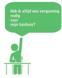 tuinhuis bouwvergunning nodig